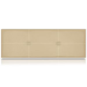 Cabeceros poseidón tapizado polipiel beige 190x50 de sonnomattress