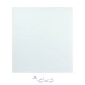 Painel de calor infravermelho para parede 400w 60x60cm branco