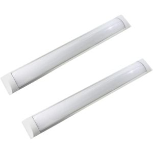 2x tiras de LED finas, 36w 3600 lm, branco 6000k, ip20