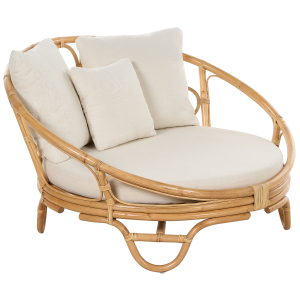 Cama de jardim rattan natural rossano