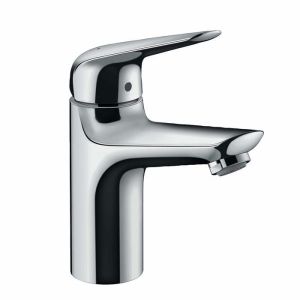 Misturador para lavatório hansgrohe 100 novus coolstart com resíduos push-o