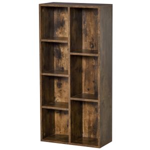 Estante para livros mdf color marrón 50x24x106 cm Homcom