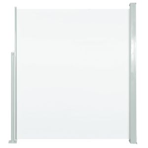 vidaXL toldo lateral retráctil de jardín crema160x300 cm