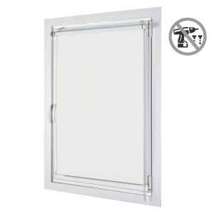 Estores opaco easyfix estore de rolo instalação sem furar branco 45x180 cm