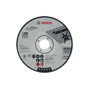 Disco de corte Bosch para aço inoxidável com cubo plano - 125x0,8mm