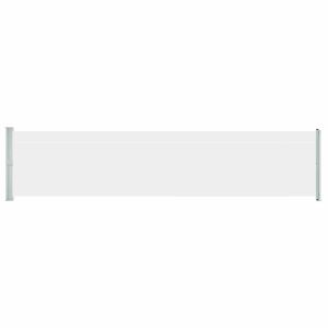vidaXL toldo lateral retráctil para patio crema 140x600 cm
