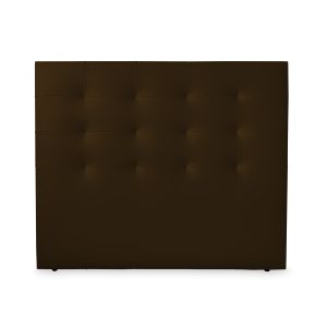 Cabecero bari polipiel, 90x120, marron, cama 80 cm