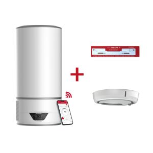 Termoacumulador, Ariston, lydos hybrid 80l + bandeja + suporte para fixar