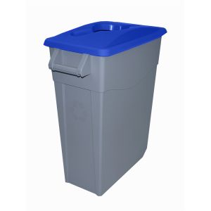 Recipiente denox 65l azul - 585x290x670 aberto - "zeus"