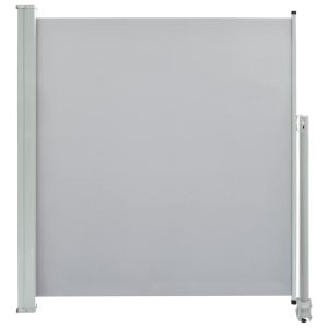 vidaXL toldo lateral retráctil para patio 140x300 cm gris