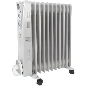 Radiador a óleo - perel - 2500 w - fluido de transferência de calor - elétr