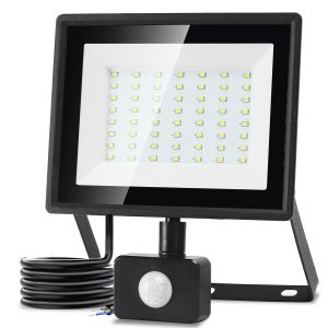 Aigostar foco led com sensor de movimento 50w,4300lm ip65 6500k