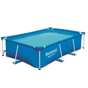 Bestway steel pro 259 x 170 x 61 cm piscina tubular desmontável para c