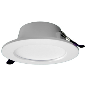 Downlight LED "oásis" redondo embutido 18w 4200k moldura branca