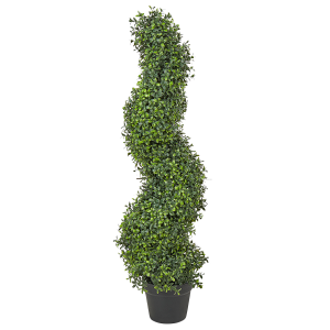 Planta artificial buxus spiral tree verde