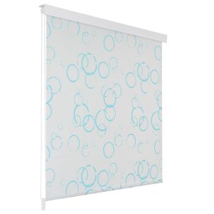 vidaXL persiana enrollable de ducha burbujas 120x240 cm