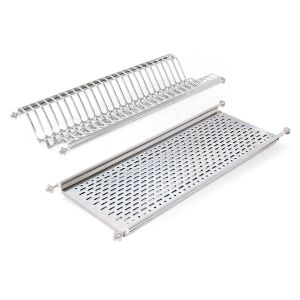 Emuca escorredores de pratos para módulos altos, módulo 700mm, aço inox
