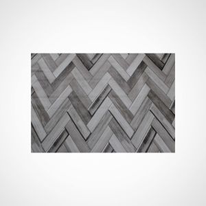 Pavimento vinílico| 140x250cm| 50% PVC/50% vinil| chevron cinzento