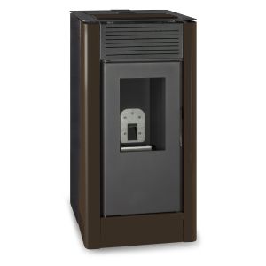 Tj - salamandra hydro pellet modelo velika 15 kw - cor castanho