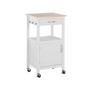 Carrito de cocina siena blanco