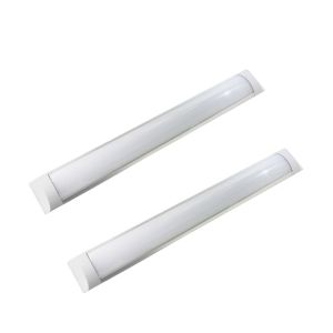 Pack 2 tiras LED slim 600mm 20w, branco 3000k