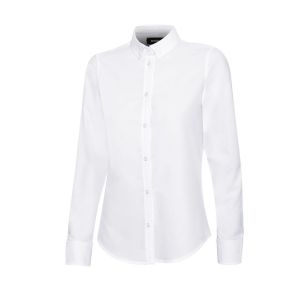 Camisa velilla oxford ml feminina xs branco