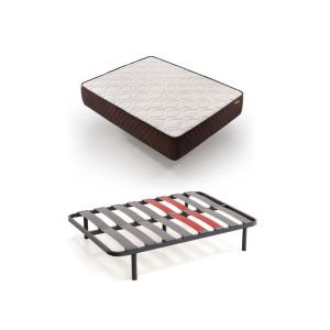 Pack colchão e base de cama descansin | 180x200 | alta firmeza | silencioso
