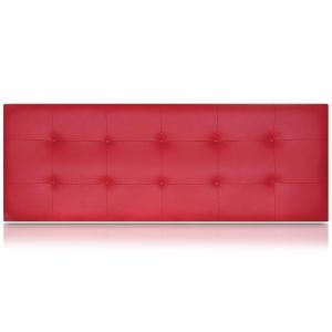 Cabeceros artemisa tapizado polipiel rojo 100x55 de sonnomattress