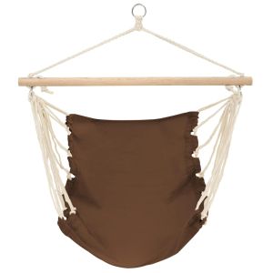 Hamaca silla 100 x 80 cm aLGodón marrón