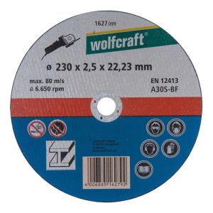 Wolfcraft 1 disco de corte de metal - ø 230 mm x 2,5