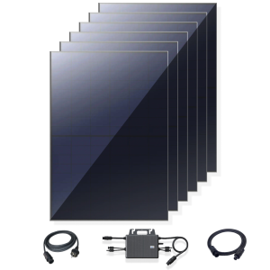 Robinsun®️ kit solar plug & play 2.640wp 6 painéis bifaciais - sem fixação
