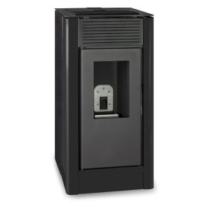 Tj - salamandra hydro pellet modelo velika 15 kw - cor preto