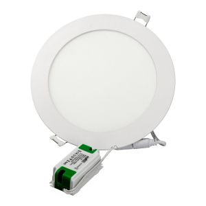 LED downlight 12w branco fresco 6000k redondo rebaixado branco