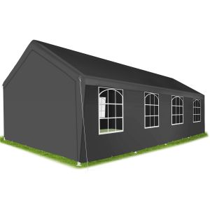 Tenda mamut 8x4m com sistema de clique, estável e impermeável