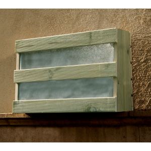 Horta urbana vertical com 3 compartimentos 80x25x50 cm - vidahuerto