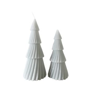 Conjunto de velas navideñas, 2 piezas alnus  cinza 21x8x8 cm