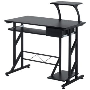 Mesa para computador mdf e metal 90x50x95 cm Homcom