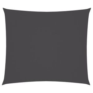 vidaXL toldo de vela rectangular tela oxford gris antracita 2x2,5 m