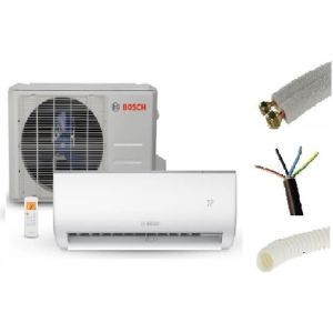 Pronto para instalar ar condicionado de parede Bosch inversor 7200w + kit d