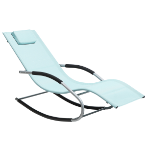 Cadeira lounge/relax metal verde menta carano