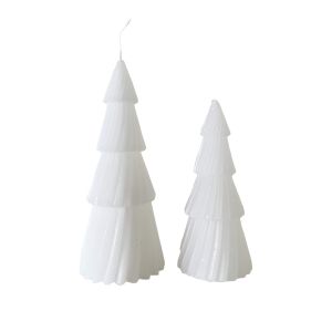 Conjunto de velas navideñas, 2 piezas larix  branco 21x8x8 cm