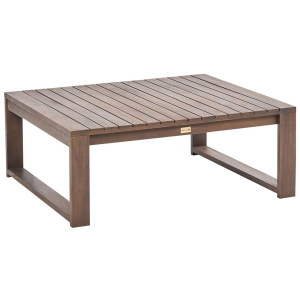 Mesa de jardim 90 x 75 cm castanho escuro timor