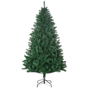 Árvore de natal PVC e aço color verde ø102x180 cm Homcom, casa - natal