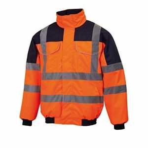 Jaqueta hivi blavio fluo laranja/marinho t05 19596-ogf-5