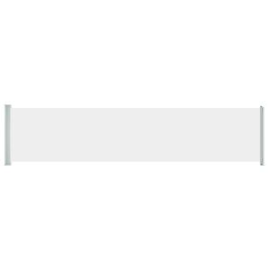 vidaXL toldo lateral retráctil para patio crema 140x600 cm