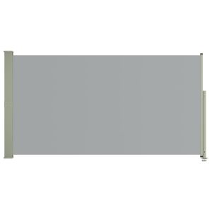 vidaXL toldo lateral retráctil de jardín gris160x300 cm