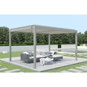 Cazeboo pérgola bioclimática santa 400 x 300cm taupe