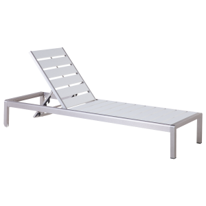 Cadeira lounge/relax metal branco nardo