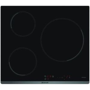 Placa de indução brandt - 3 zonas - 7200 w - c 58 x p 51 cm - revestimento