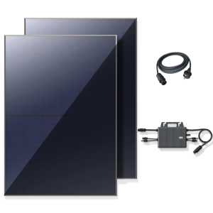 Robinsun®️ kit solar plug & play 880wp 2 painéis bifaciais - sem fixação